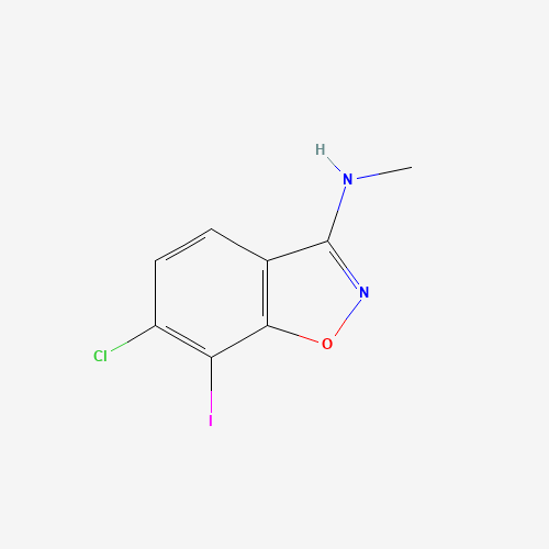6-chloro-7-iodo-N-methyl-1,2-benzoxazol-3-amine (CAS: 909186-26-1) - Related Chemical Product
