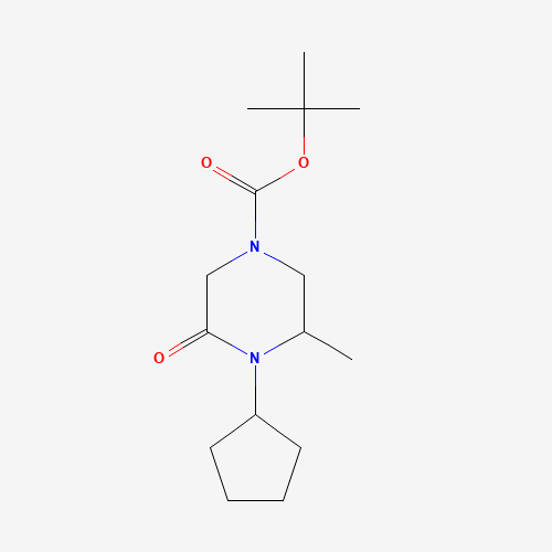 tert-butyl 4-cyclopentyl-3-methyl-5-oxopiperazine-1-carboxylate (CAS: 1284246-35-0) - Related Chemical Product