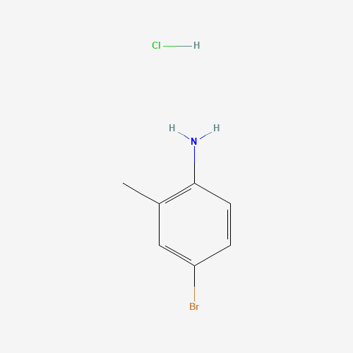 4-bromo-2-methylaniline;hydrochloride (CAS: 13194-70-2) - Chemical Structure and Molecular Formula 