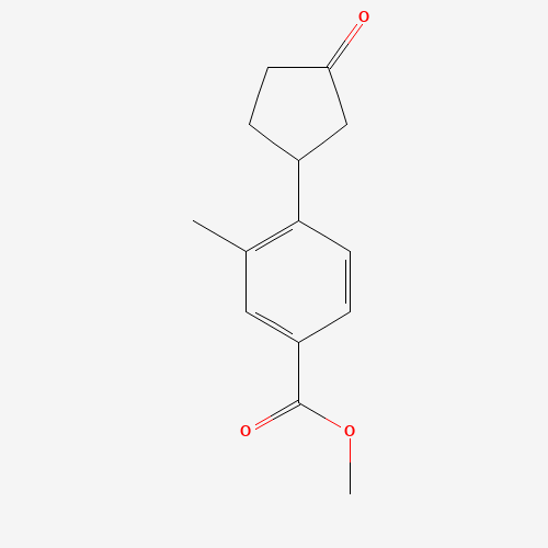 methyl 3-methyl-4-(3-oxocyclopentyl)benzoate (CAS: 872614-14-7) - Related Chemical Product
