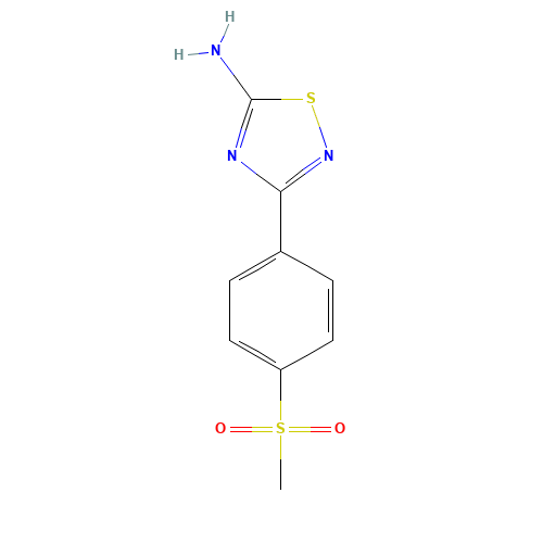3-(4-methylsulfonylphenyl)-1,2,4-thiadiazol-5-amine (CAS: 1092294-18-2) - Related Chemical Product