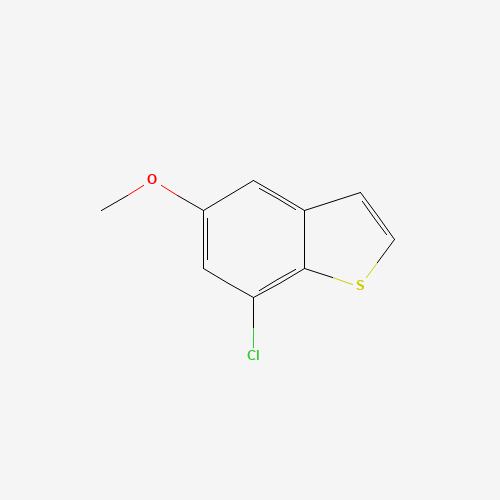7-chloro-5-methoxy-1-benzothiophene (CAS: 959144-63-9) - Chemical Structure and Molecular Formula 