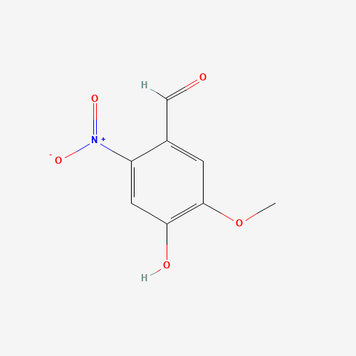 4-hydroxy-5-methoxy-2-nitrobenzaldehyde (CAS: 2454-72-0) - Chemical Structure and Molecular Formula 