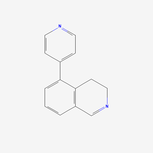 5-pyridin-4-yl-3,4-dihydroisoquinoline (CAS: 1430217-24-5) - Chemical Structure and Molecular Formula 