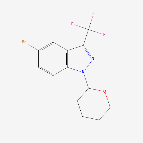 5-bromo-1-(oxan-2-yl)-3-(trifluoromethyl)indazole (CAS: 1428558-22-8) - Related Chemical Product