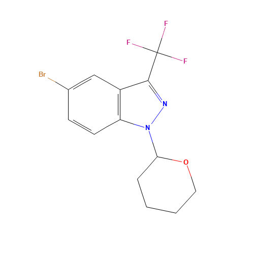 5-bromo-1-(oxan-2-yl)-3-(trifluoromethyl)indazole (CAS: 1428558-22-8) - Related Chemical Product