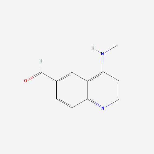 4-(methylamino)quinoline-6-carbaldehyde (CAS: 916812-32-3) - Chemical Structure and Molecular Formula 