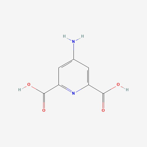 4-aminopyridine-2,6-dicarboxylic acid (CAS: 2683-49-0) - Chemical Structure and Molecular Formula 