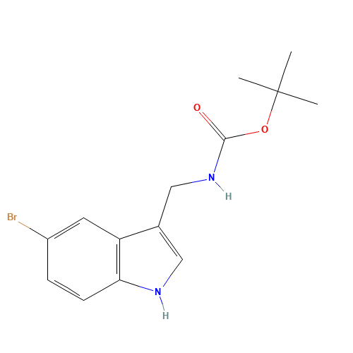 tert-butyl N-[(5-bromo-1H-indol-3-yl)methyl]carbamate (CAS: 339282-64-3) - Related Chemical Product