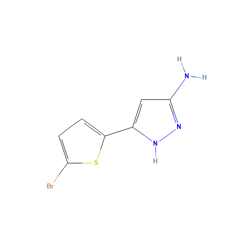 5-(5-bromothiophen-2-yl)-1H-pyrazol-3-amine (CAS: 502133-10-0) - Related Chemical Product
