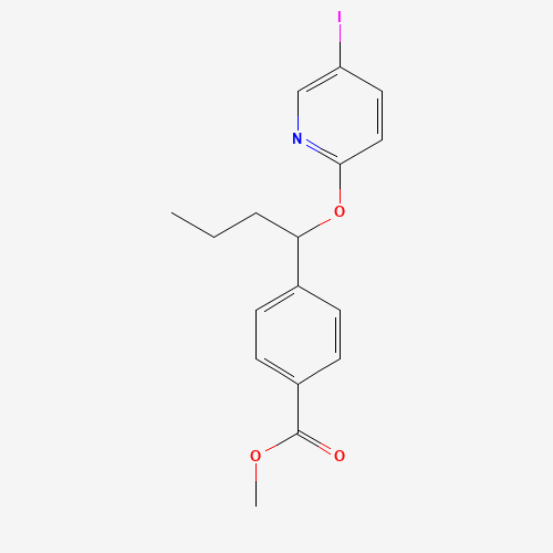 methyl 4-[1-(5-iodopyridin-2-yl)oxybutyl]benzoate (CAS: 1393125-54-6) - Related Chemical Product