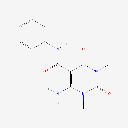 4-amino-1,3-dimethyl-2,6-dioxo-N-phenylpyrimidine-5-carboxamide (CAS: 61317-83-7) - Related Chemical Product