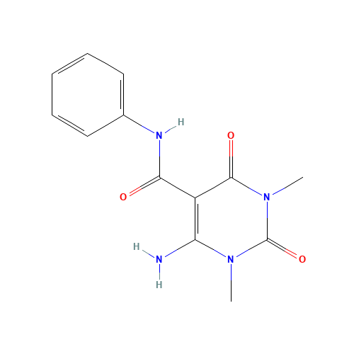4-amino-1,3-dimethyl-2,6-dioxo-N-phenylpyrimidine-5-carboxamide (CAS: 61317-83-7) - Related Chemical Product