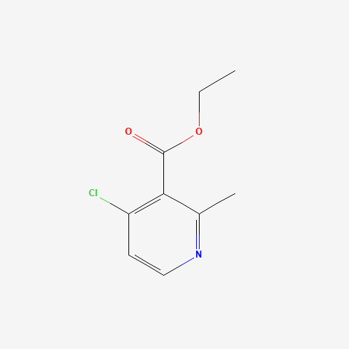 ethyl 4-chloro-2-methylpyridine-3-carboxylate (CAS: 164390-30-1) - Chemical Structure and Molecular Formula 