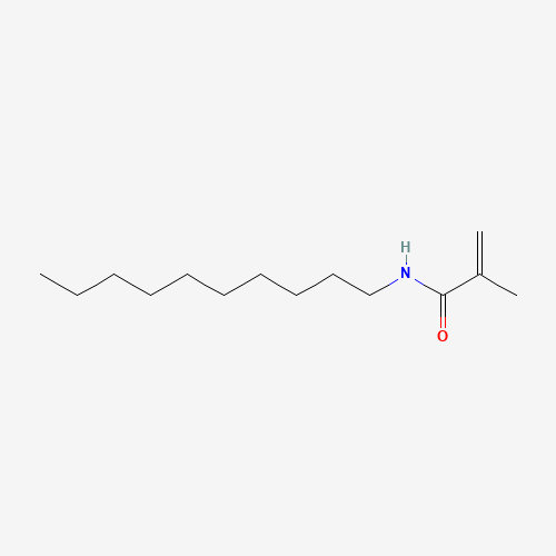 N-decyl-2-methylprop-2-enamide (CAS: 58829-24-6) - Chemical Structure and Molecular Formula 
