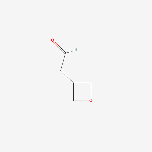 2-(oxetan-3-ylidene)acetaldehyde (CAS: 922500-93-4) - Chemical Structure and Molecular Formula 