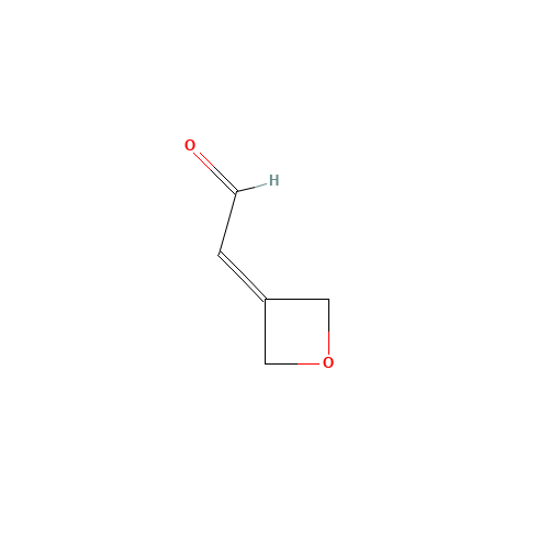 2-(oxetan-3-ylidene)acetaldehyde (CAS: 922500-93-4) - Chemical Structure and Molecular Formula 
