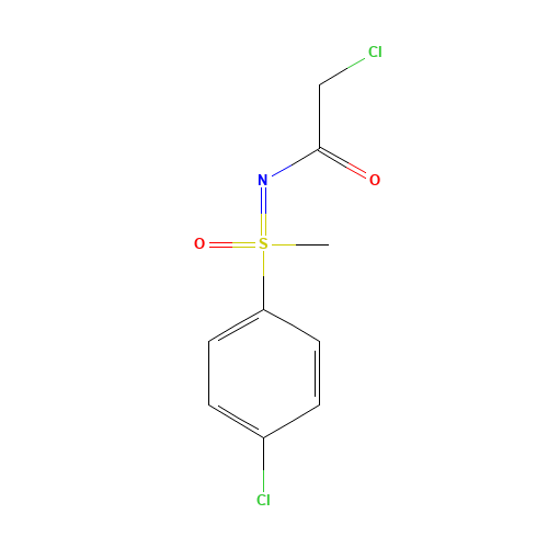 2-chloro-N-[(4-chlorophenyl)-methyl-oxo-$l^{6}-sulfanylidene]acetamide (CAS: 680211-73-8) - Related Chemical Product