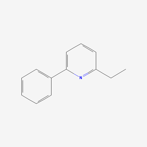 2-ethyl-6-phenylpyridine (CAS: 59239-12-2) - Chemical Structure and Molecular Formula 