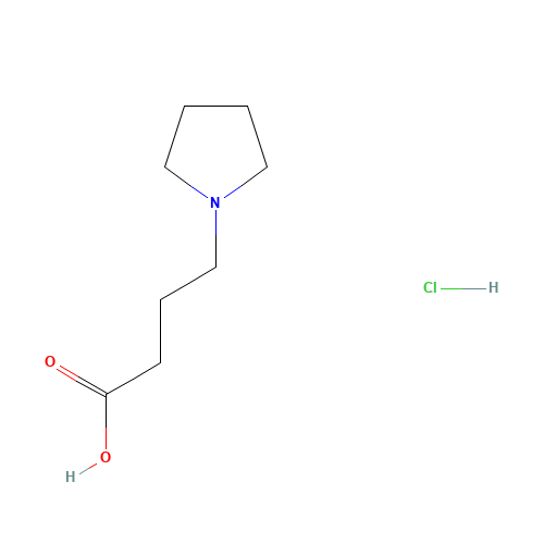 4-pyrrolidin-1-ylbutanoic acid;hydrochloride (CAS: 49637-21-0) - Related Chemical Product