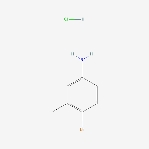 4-bromo-3-methylaniline;hydrochloride (CAS: 202925-03-9) - Chemical Structure and Molecular Formula 