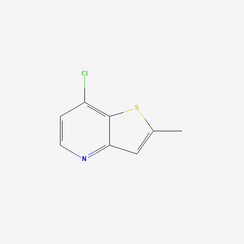 7-chloro-2-methylthieno[3,2-b]pyridine (CAS: 638219-98-4) - Chemical Structure and Molecular Formula 
