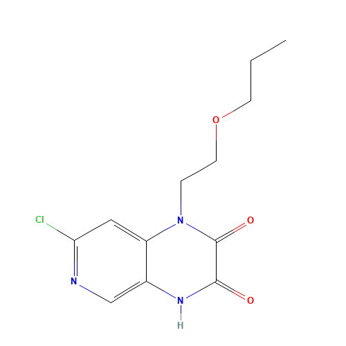7-chloro-1-(2-propoxyethyl)-4H-pyrido[3,4-b]pyrazine-2,3-dione (CAS: 1186508-07-5) - Related Chemical Product