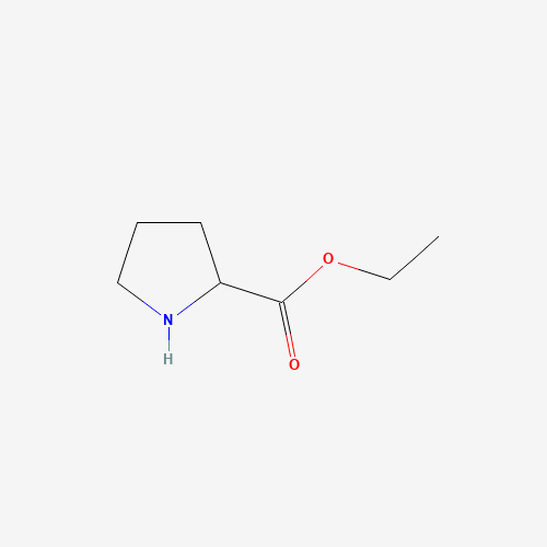 ethyl pyrrolidine-2-carboxylate (CAS: 60169-67-7) - Chemical Structure and Molecular Formula 