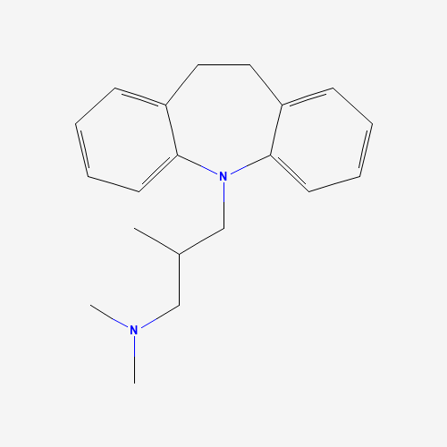 3-(5,6-dihydrobenzo[b][1]benzazepin-11-yl)-N,N,2-trimethylpropan-1-amine (CAS: 739-71-9) - Related Chemical Product