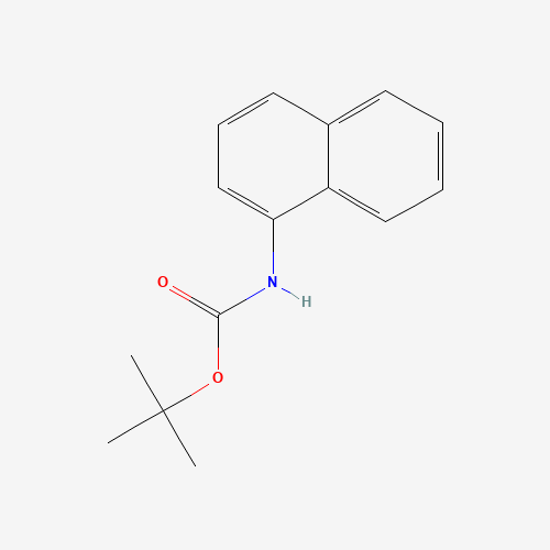 tert-butyl N-naphthalen-1-ylcarbamate (CAS: 72594-62-8) - Chemical Structure and Molecular Formula 