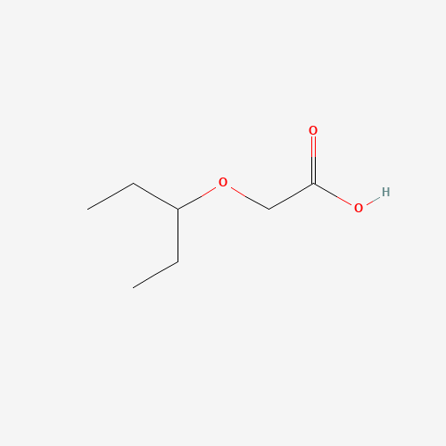 2-pentan-3-yloxyacetic acid (CAS: 189955-91-7) - Chemical Structure and Molecular Formula 