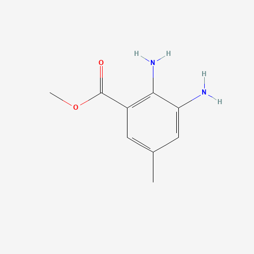 methyl 2,3-diamino-5-methylbenzoate (CAS: 1248541-73-2) - Chemical Structure and Molecular Formula 