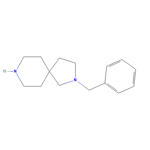 2-benzyl-2,8-diazaspiro[4.5]decane (CAS: 867009-61-8) - Chemical Structure and Molecular Formula 