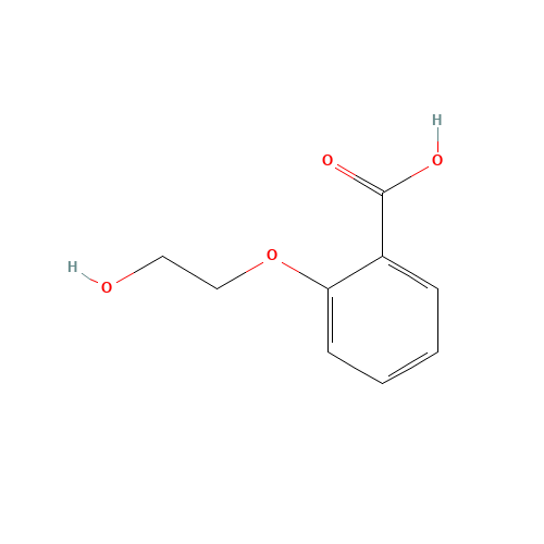 2-(2-hydroxyethoxy)benzoic acid (CAS: 55211-84-2) - Chemical Structure and Molecular Formula 