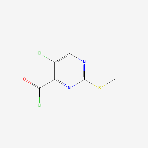5-chloro-2-methylsulfanylpyrimidine-4-carbonyl chloride (CAS: 79686-02-5) - Related Chemical Product