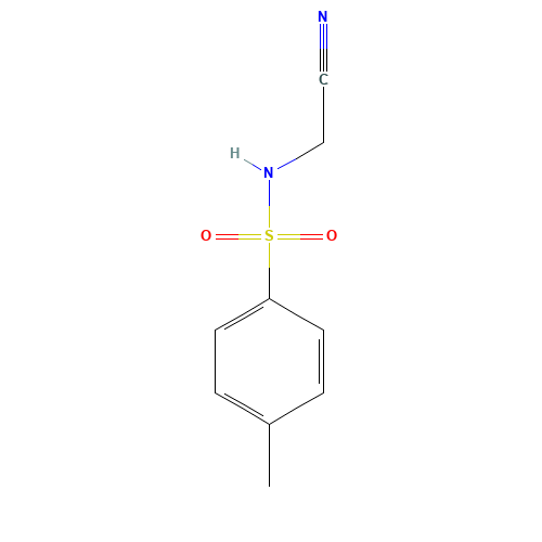 N-(cyanomethyl)-4-methylbenzenesulfonamide (CAS: 20228-87-9) - Chemical Structure and Molecular Formula 