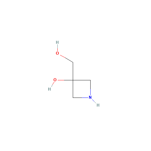 3-(hydroxymethyl)azetidin-3-ol (CAS: 934672-00-1) - Chemical Structure and Molecular Formula 