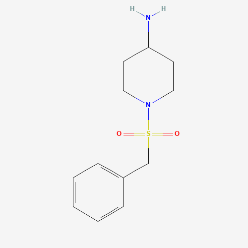 1-benzylsulfonylpiperidin-4-amine (CAS: 209917-52-2) - Chemical Structure and Molecular Formula 