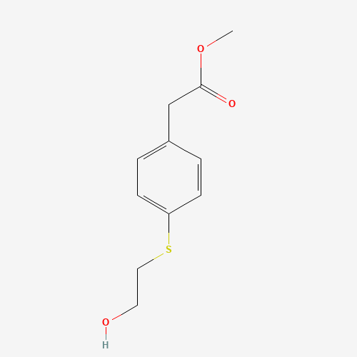 methyl 2-[4-(2-hydroxyethylsulfanyl)phenyl]acetate (CAS: 1363179-36-5) - Related Chemical Product
