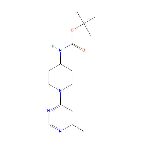 tert-butyl N-[1-(6-methylpyrimidin-4-yl)piperidin-4-yl]carbamate (CAS: 1329672-52-7) - Related Chemical Product