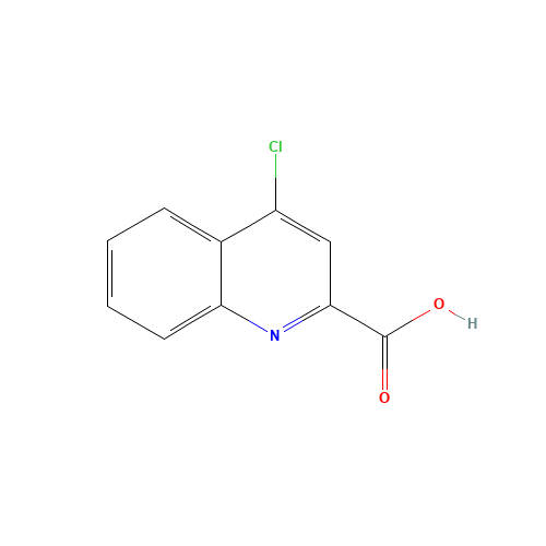4-chloroquinoline-2-carboxylic acid (CAS: 15733-82-1) - Chemical Structure and Molecular Formula 