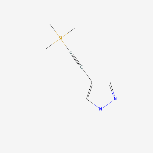 trimethyl-[2-(1-methylpyrazol-4-yl)ethynyl]silane (CAS: 1201657-09-1) - Related Chemical Product