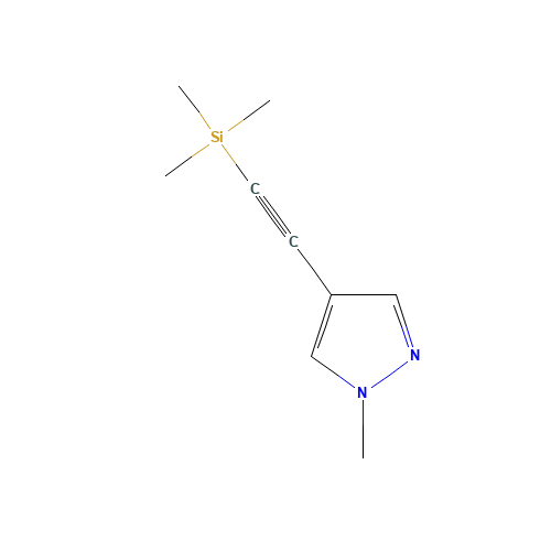 trimethyl-[2-(1-methylpyrazol-4-yl)ethynyl]silane (CAS: 1201657-09-1) - Related Chemical Product