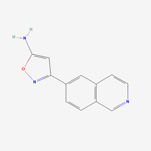 3-isoquinolin-6-yl-1,2-oxazol-5-amine (CAS: 1105710-01-7) - Related Chemical Product