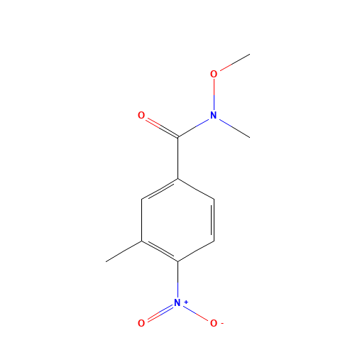 N-methoxy-N,3-dimethyl-4-nitrobenzamide (CAS: 1221342-55-7) - Related Chemical Product