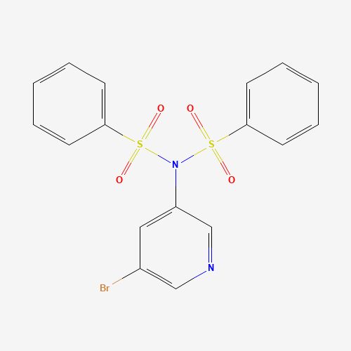 N-(benzenesulfonyl)-N-(5-bromopyridin-3-yl)benzenesulfonamide (CAS: 1192749-74-8) - Related Chemical Product