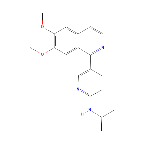 5-(6,7-dimethoxyisoquinolin-1-yl)-N-propan-2-ylpyridin-2-amine (CAS: 949139-86-0) - Related Chemical Product