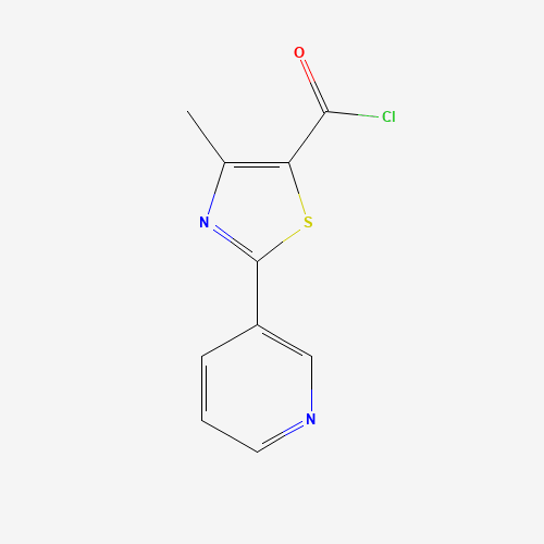 4-methyl-2-pyridin-3-yl-1,3-thiazole-5-carbonyl chloride (CAS: 62529-67-3) - Related Chemical Product