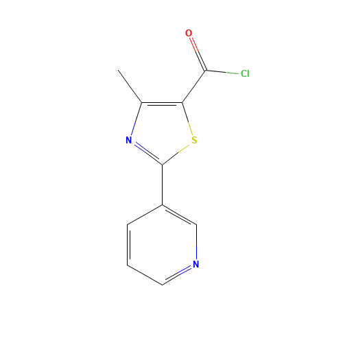 4-methyl-2-pyridin-3-yl-1,3-thiazole-5-carbonyl chloride (CAS: 62529-67-3) - Related Chemical Product