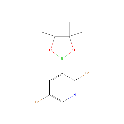 2,5-dibromo-3-(4,4,5,5-tetramethyl-1,3,2-dioxaborolan-2-yl)pyridine (CAS: 852228-17-2) - Related Chemical Product